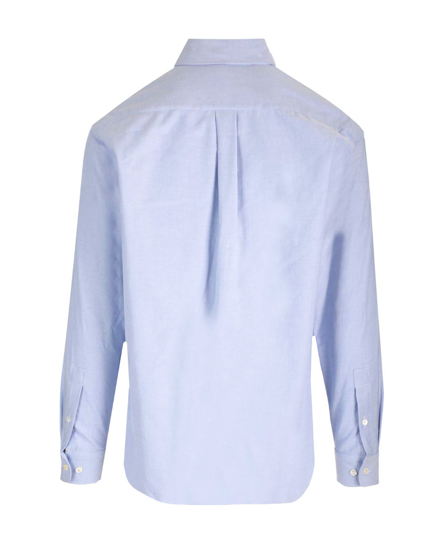 Palm Angels Shirt With Pocket In Blue