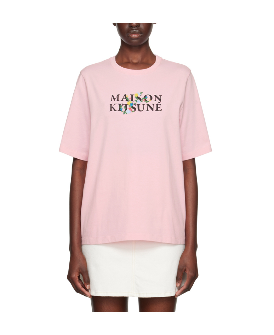 MAISON KITSUNÉ LOGO-PRINT COTTON T-SHIRT