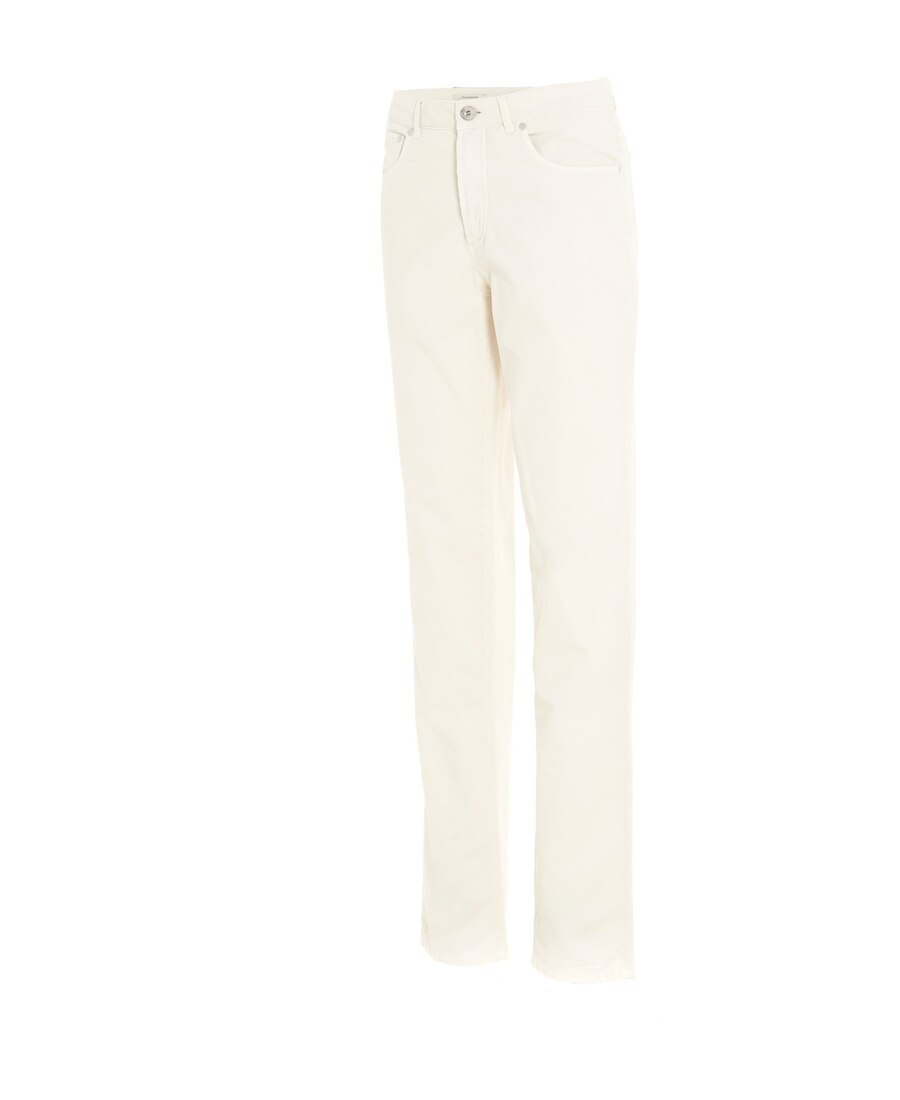 Brunello Cucinelli Italian Fit Pants In Off White Color In White