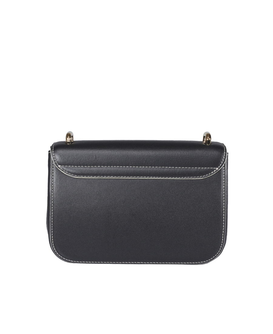 Vivienne Westwood Logo-plaque Leather Crossbody-bag In Black