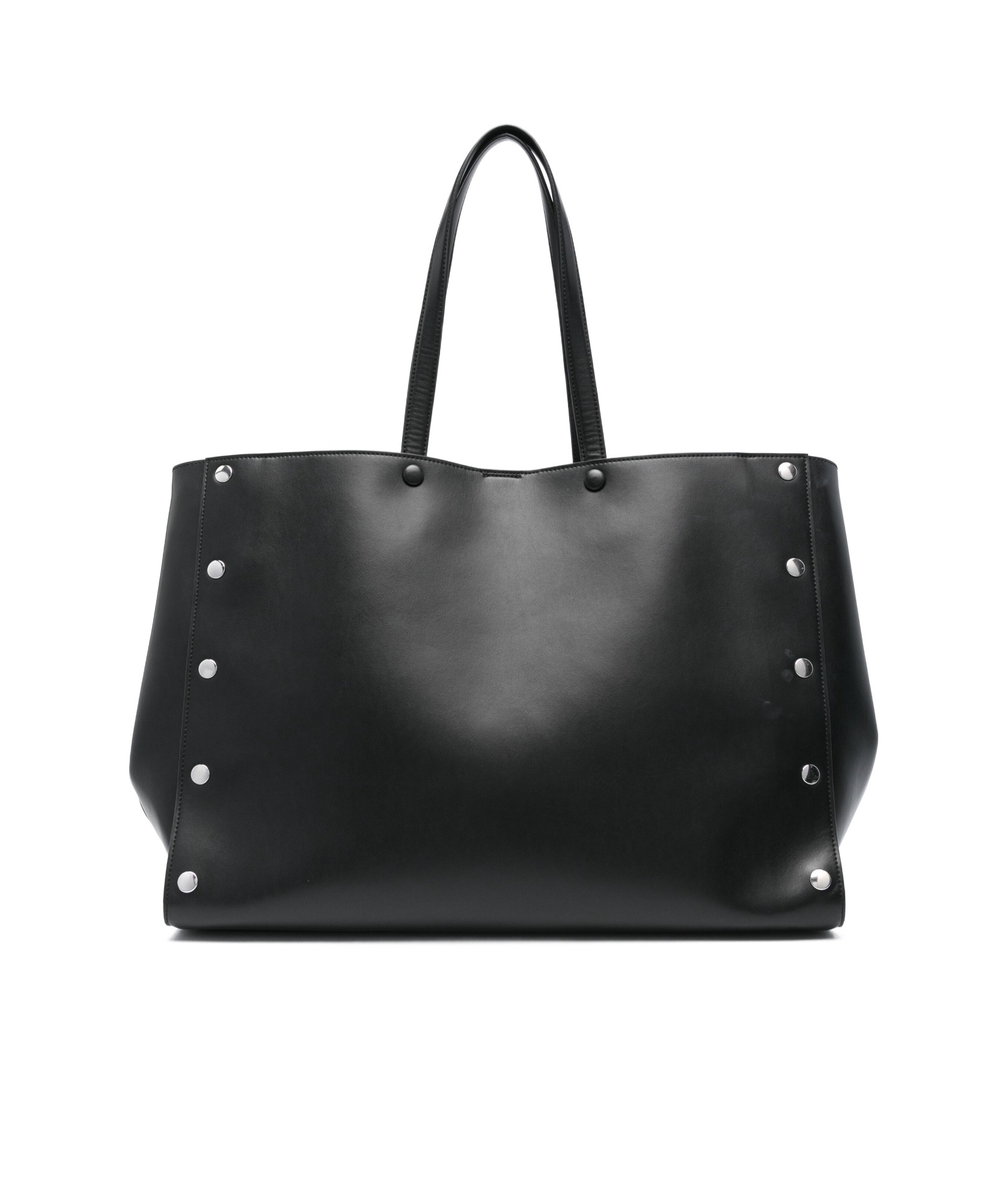 Stella Mccartney Large Stella Studs Tote Bag In Black