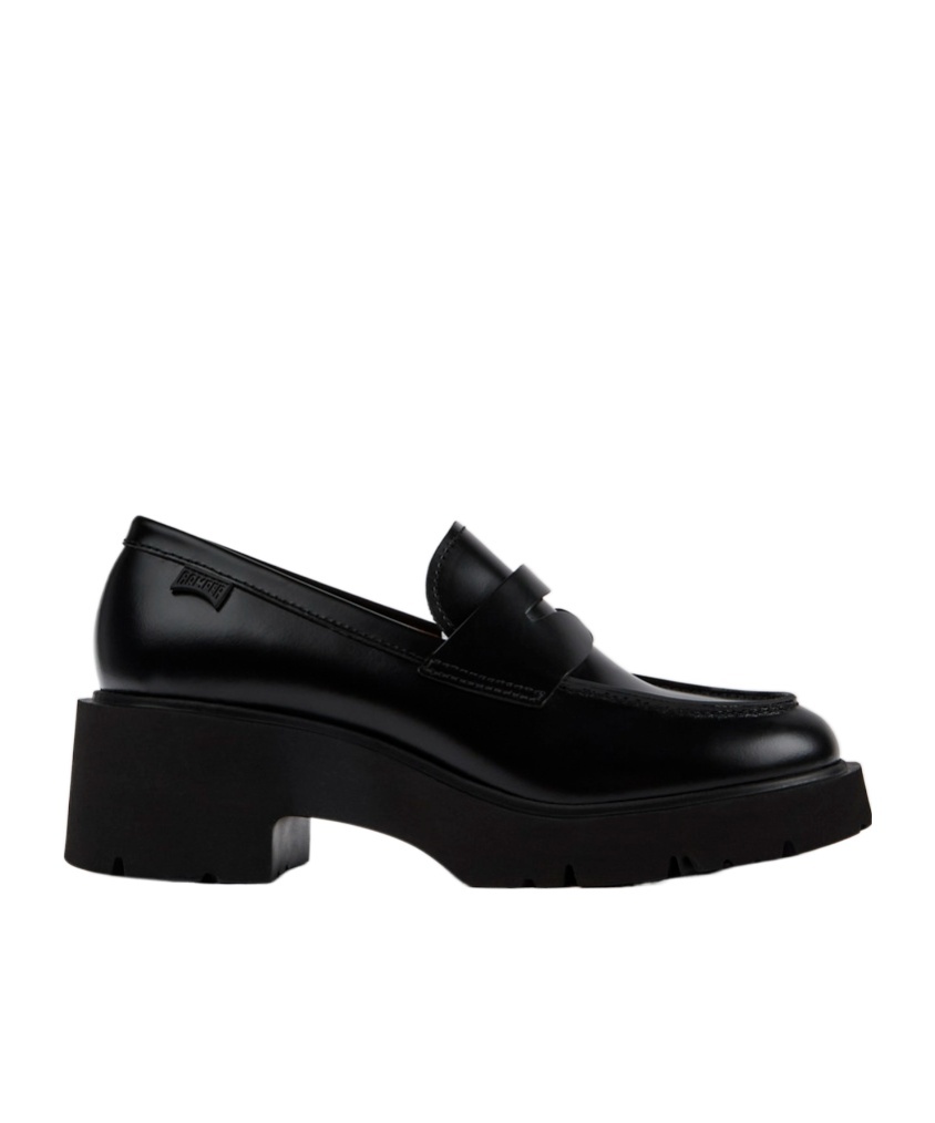 Camper Slip-on Loafer Shoes In Black