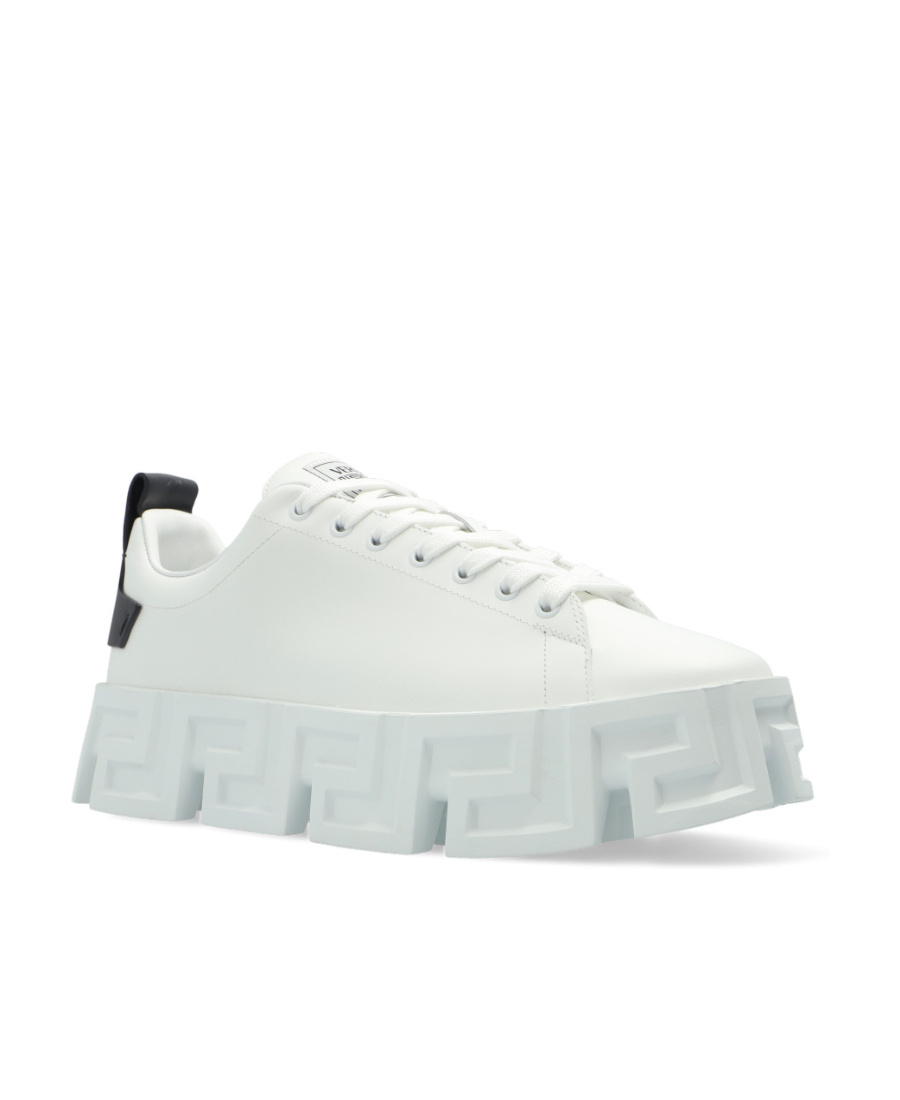 Versace Greca Labyrinth Low-top Sneakers In White