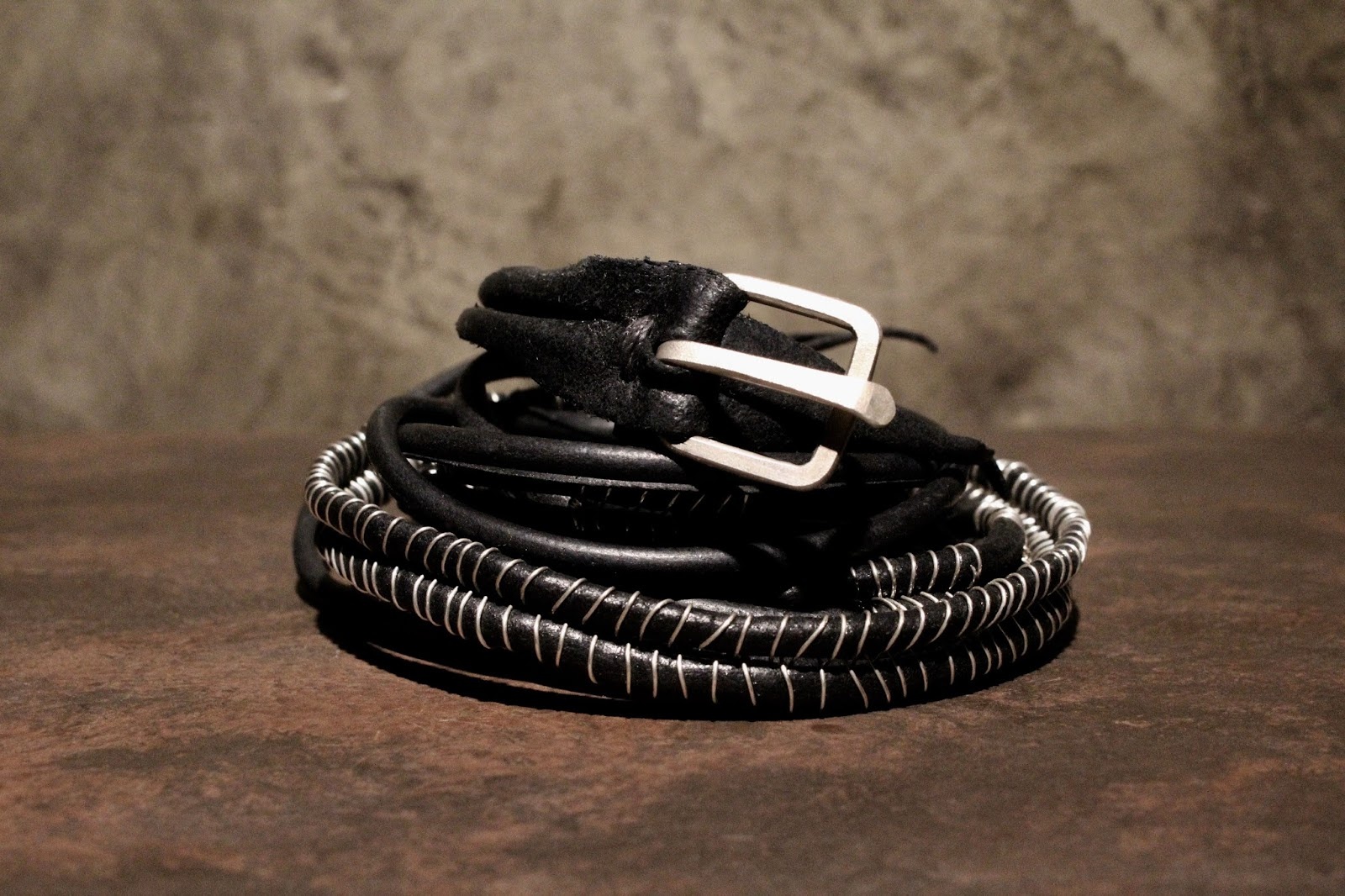 Ma+ Double Belt In Black