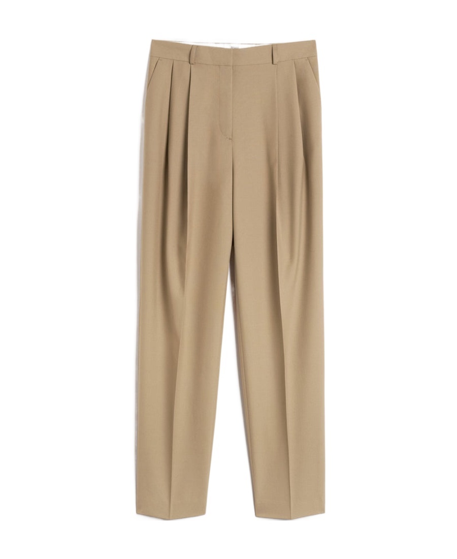 Totême High-waist Tailored Trousers In Nude