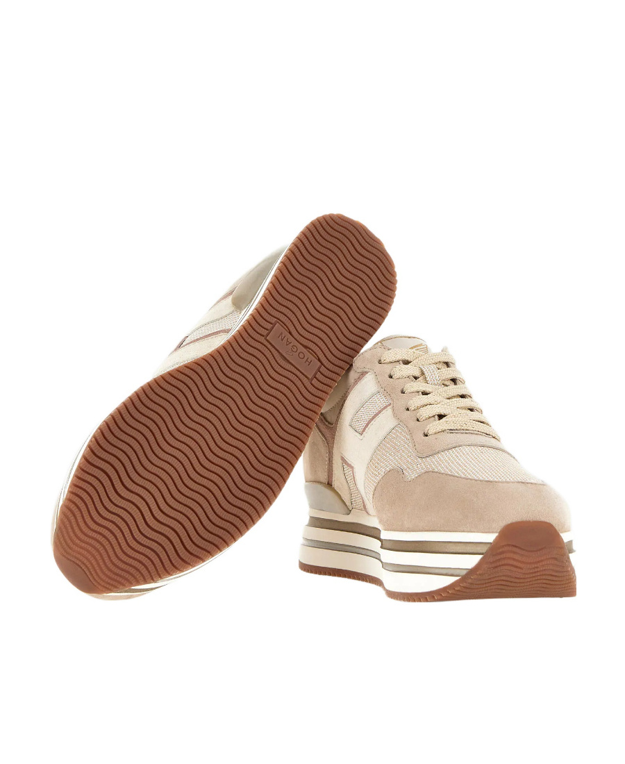 Hogan Midi H222 Off Whitepink In Nude