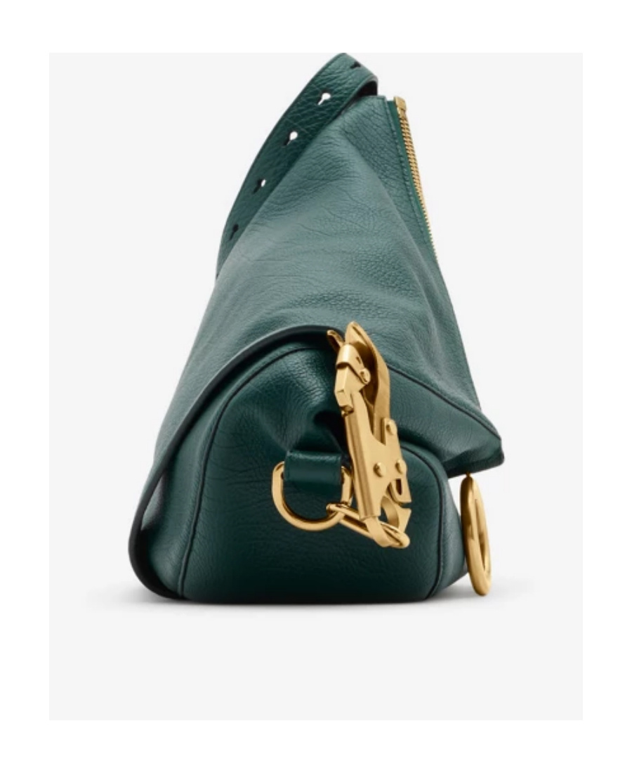 Burberry Medium Knight Shoulder Bag In Green