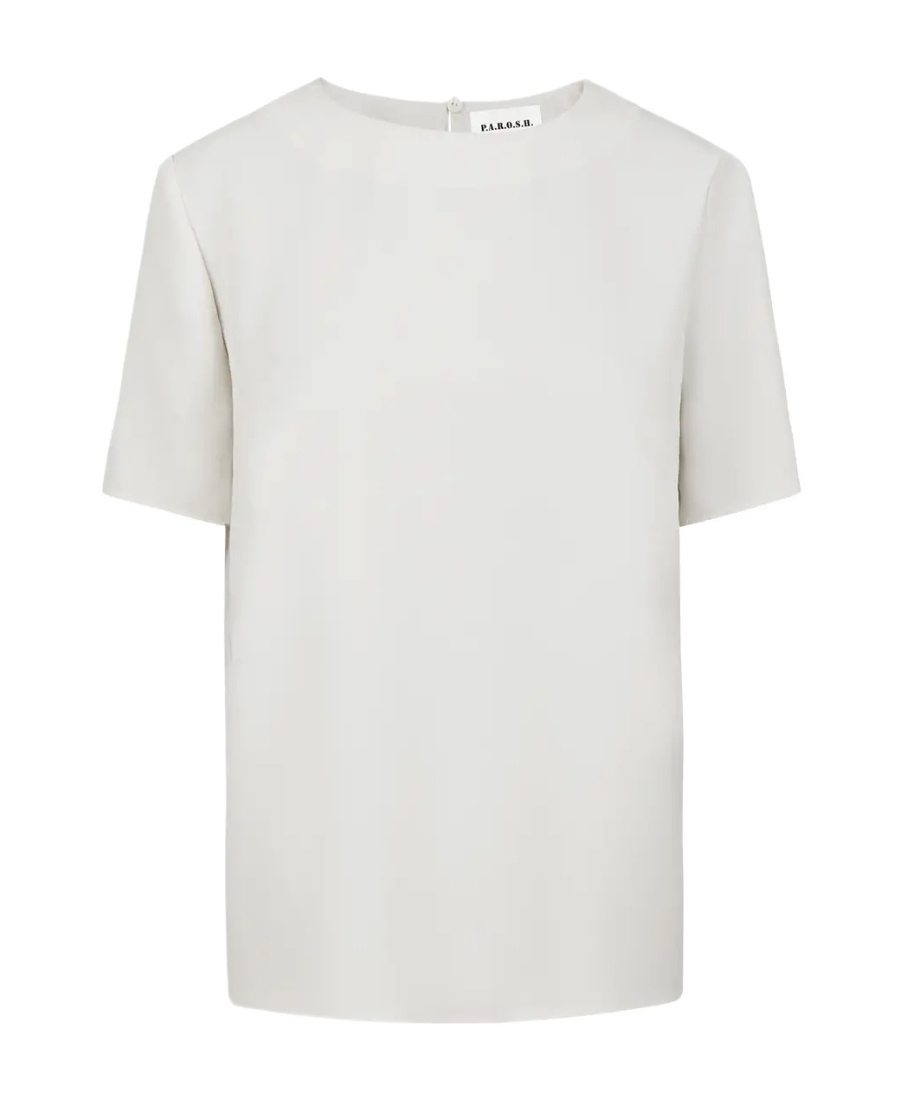 P.a.r.o.s.h Open-necked Black Shirt