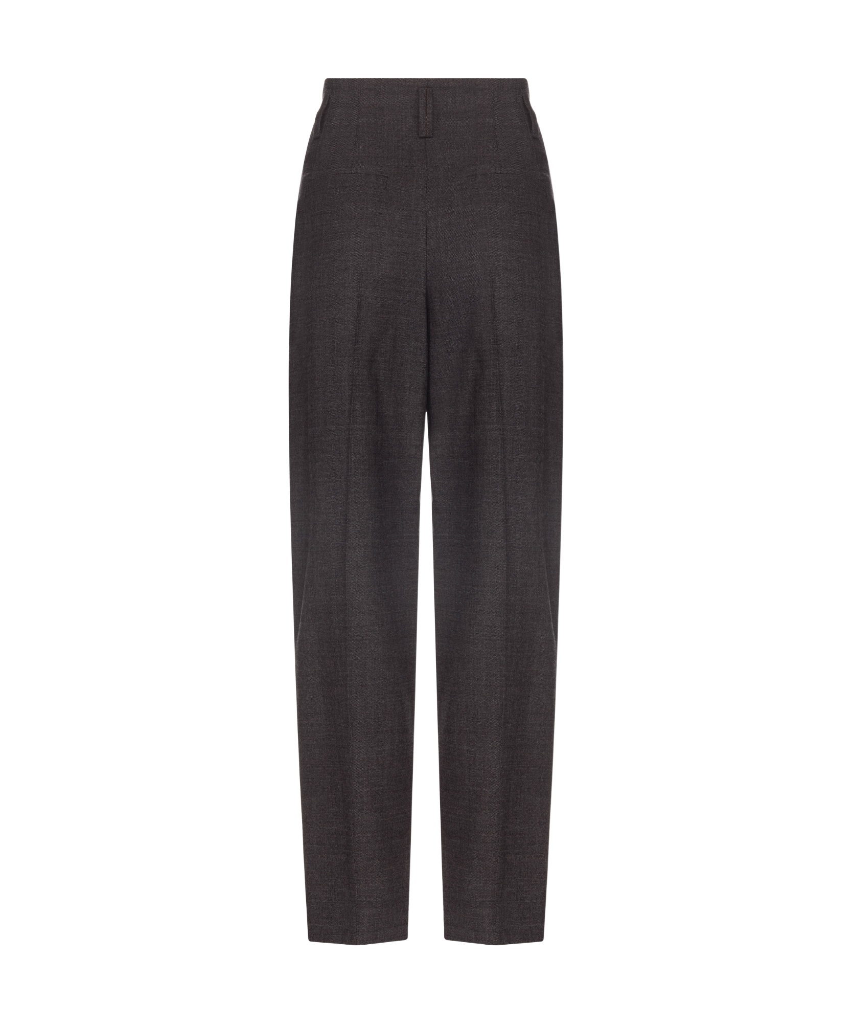 Brunello Cucinelli Tapered Trousers In Black