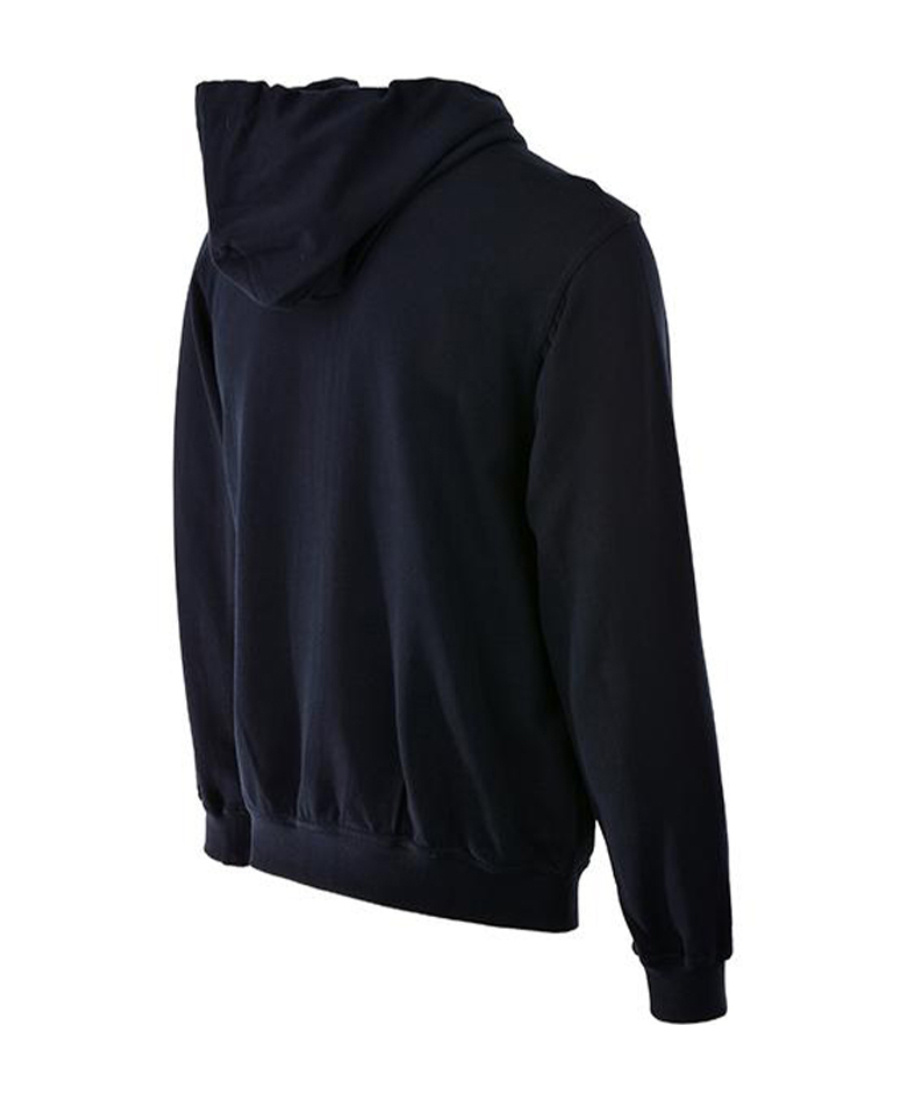 Shop Paul & Shark Hooded Long-sleeved Sweater In Black