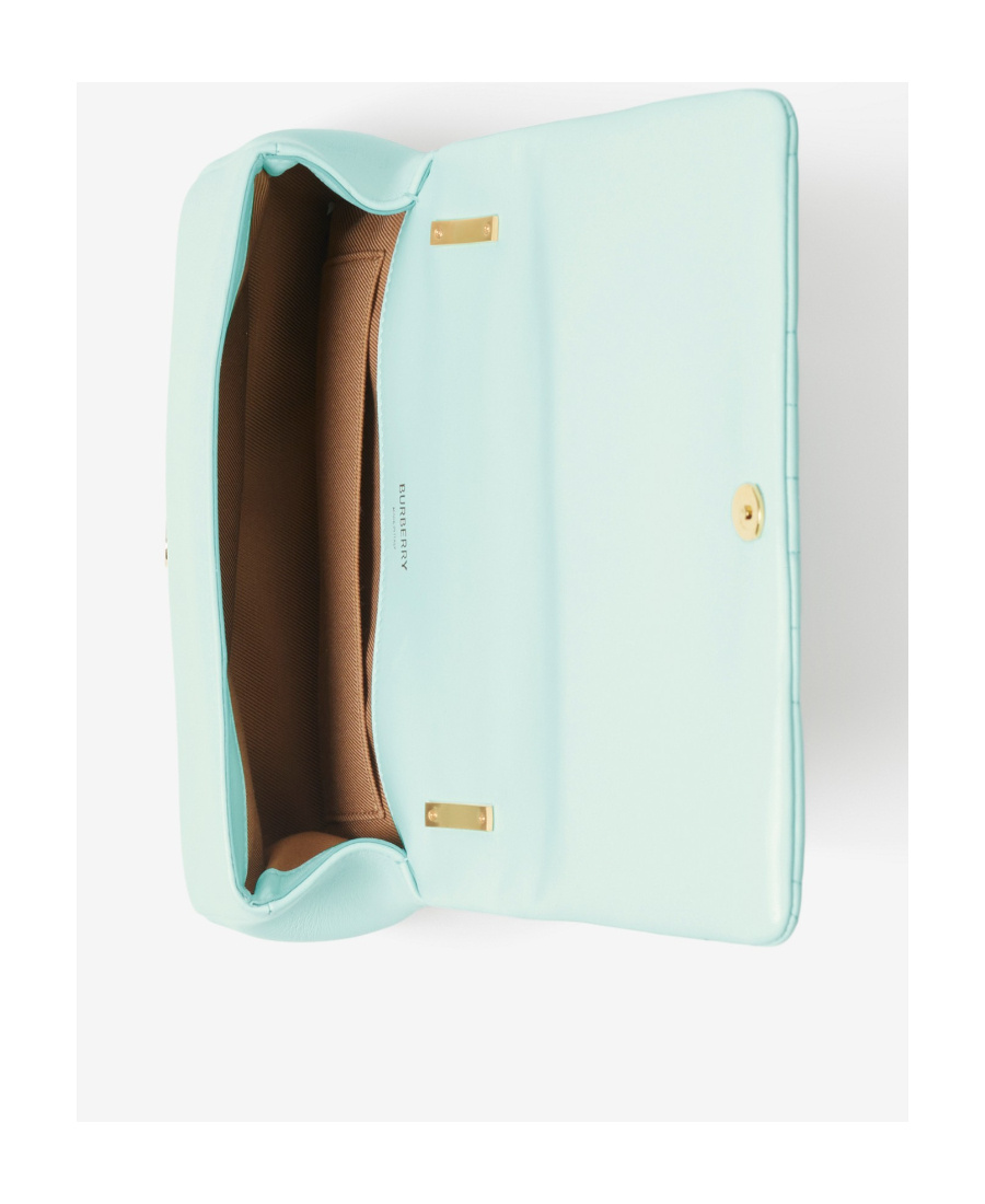 Burberry Small Lola Quilted Crossbody Bag In Blue