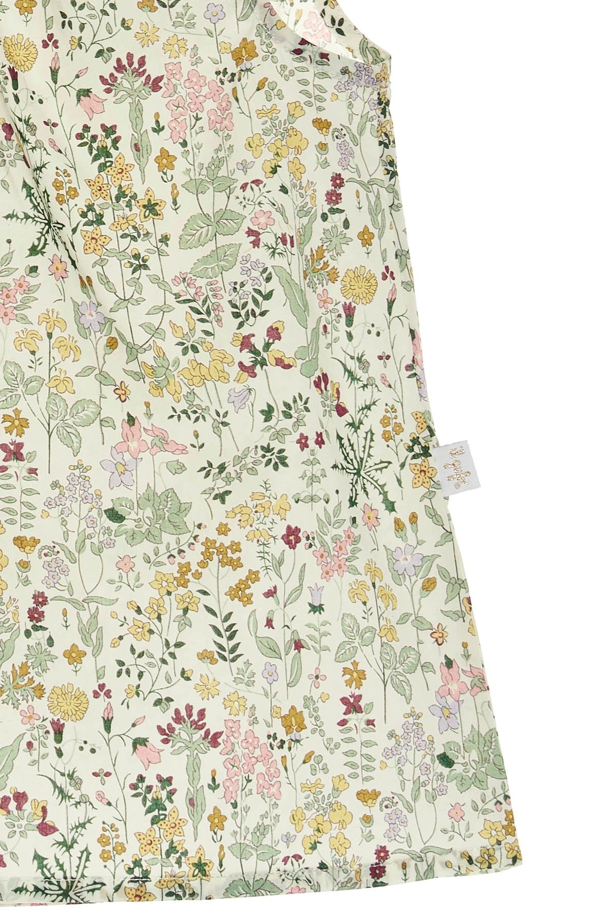 Il Gufo Floral-print Ruffle-detail Blouse In White