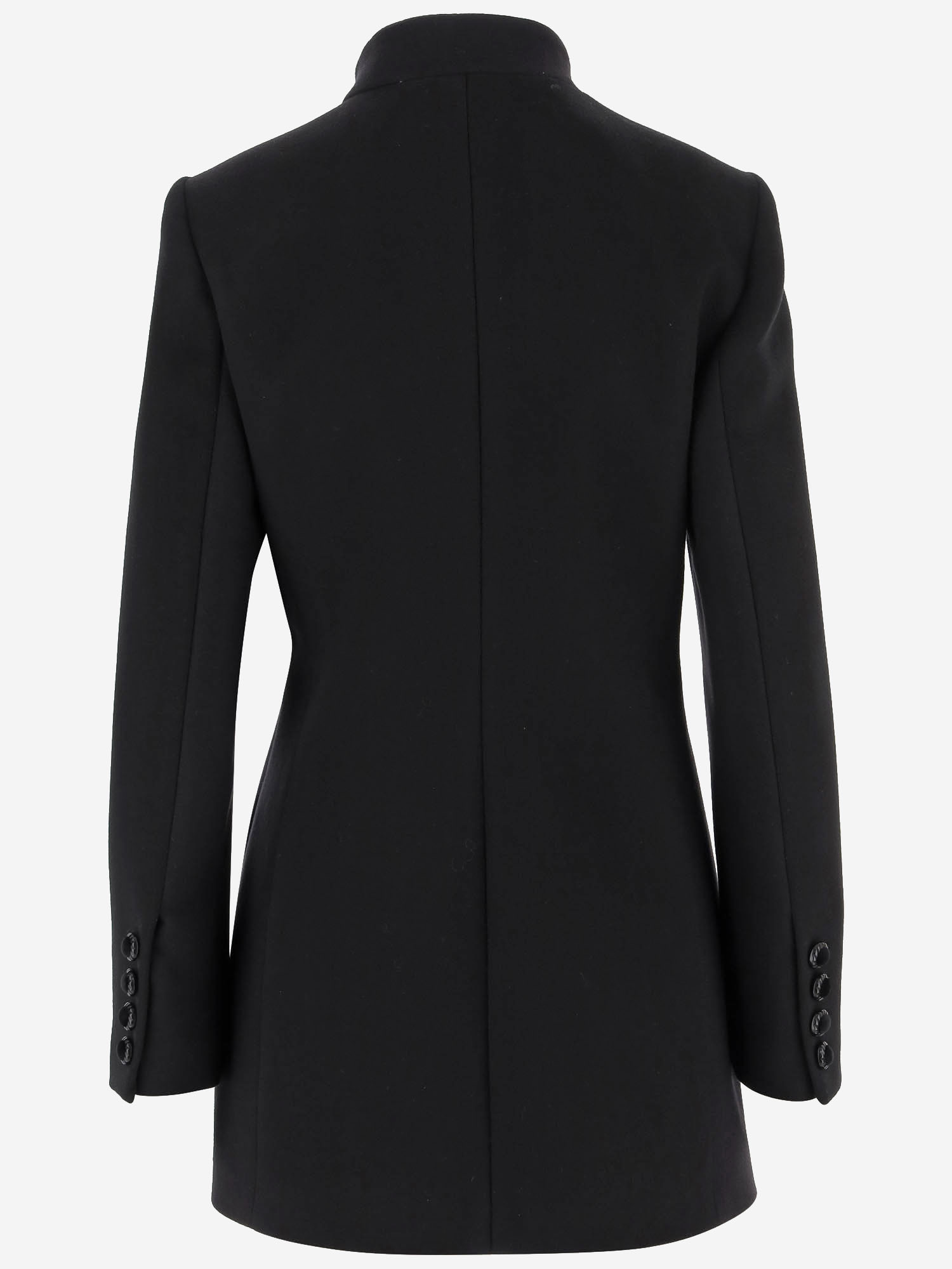 Valentino Long-sleeved Casual Jacket In Black