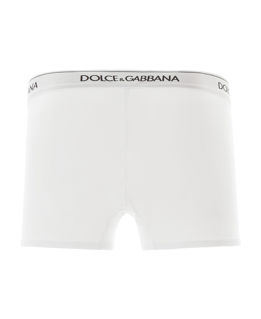 DOLCE & GABBANA LOGO-WAIST COTTON BOXER BRIEFS (SET OF TWO)