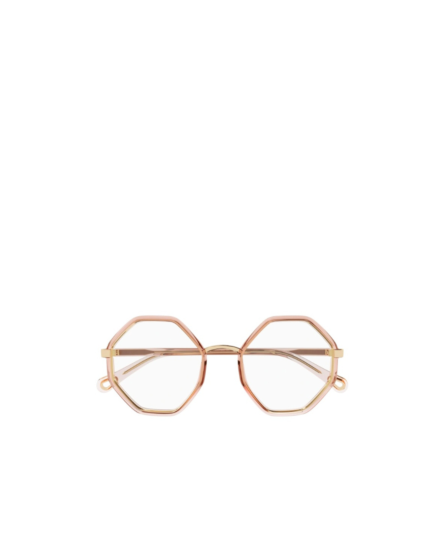 Chloé Hexagonal-shaped Frame Glasses In White