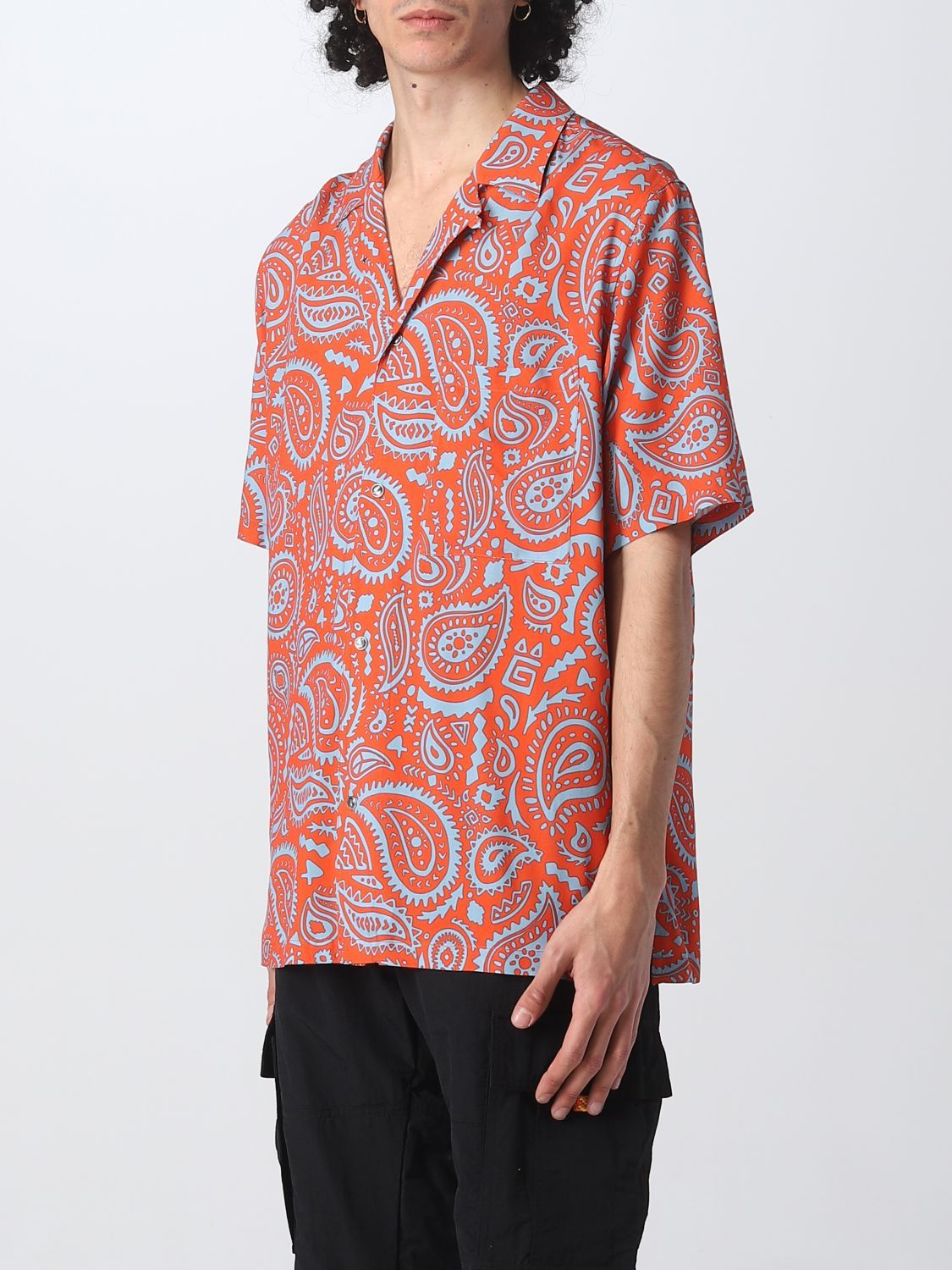 Marcelo Burlon County Of Milan Marcelo Burlon Paisley Hawaii Shirt In Multicolor