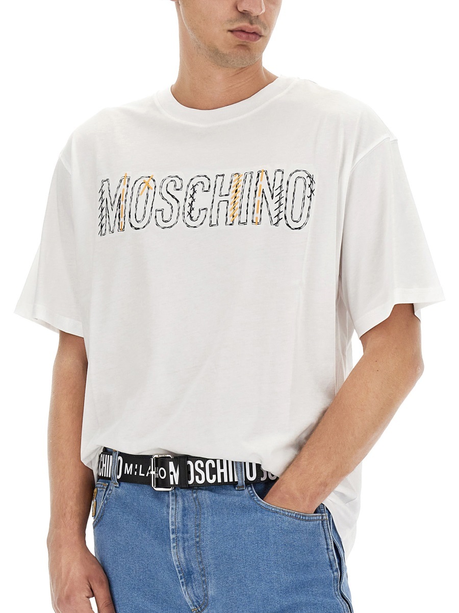 Moschino Short-sleeved T-shirt In White