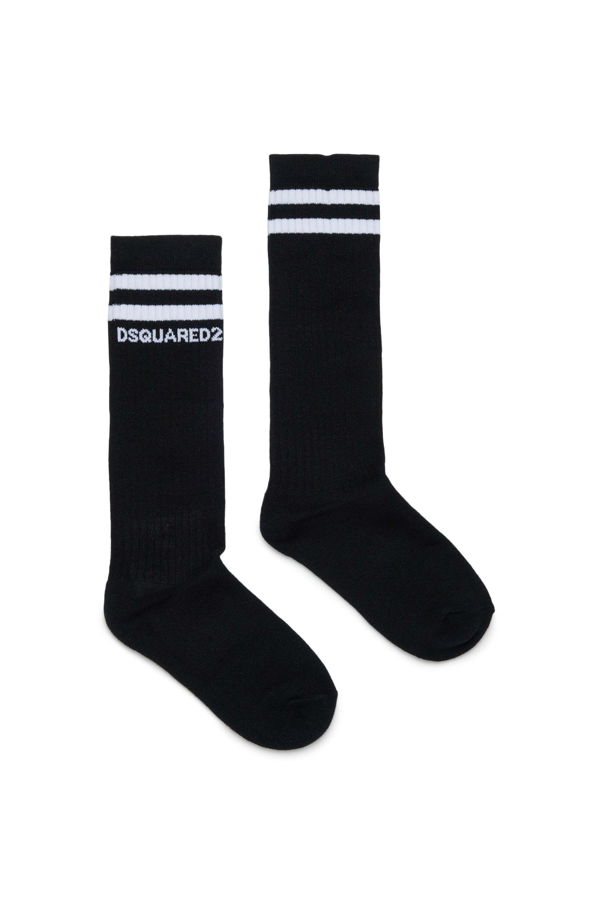 Dsquared2 Socks With  Logo In Black