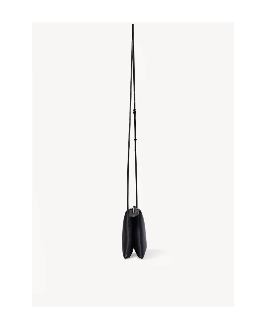 The Row Nu Mini Twin Shoulder Bag In Black