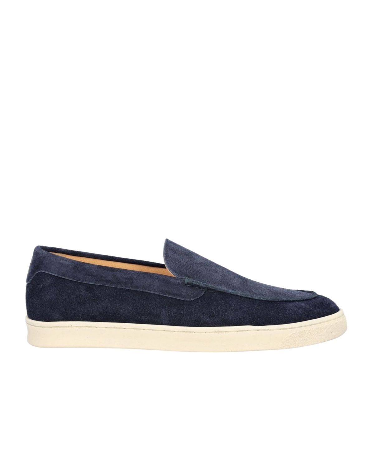 Brunello Cucinelli Round Toe Slip-on Loafers In Black