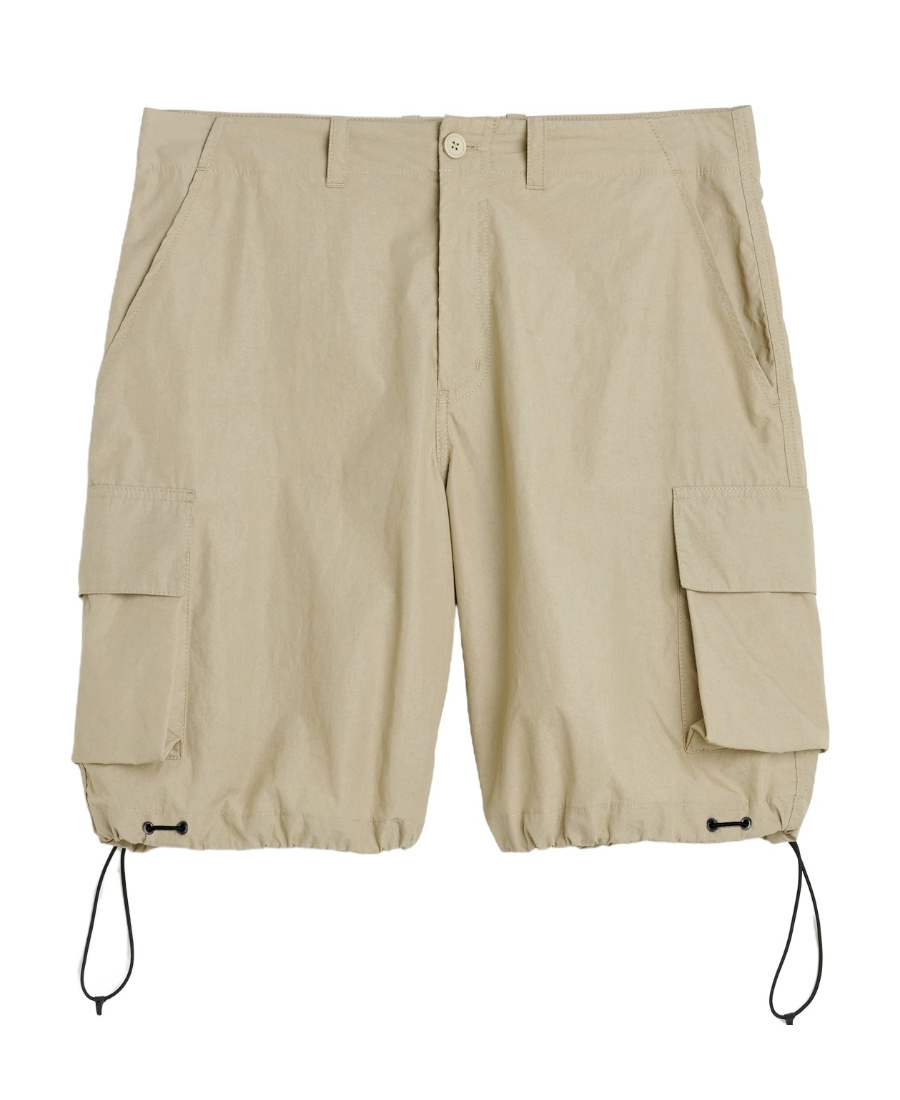 Our Legacy Mount Drawstring-hem Shorts In Nude