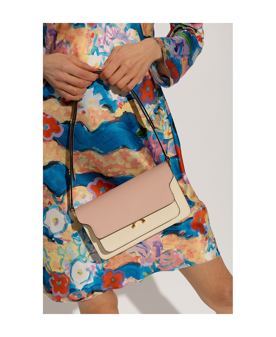 MARNI MARNI TRUNK FOLDOVER SHOULDER BAG