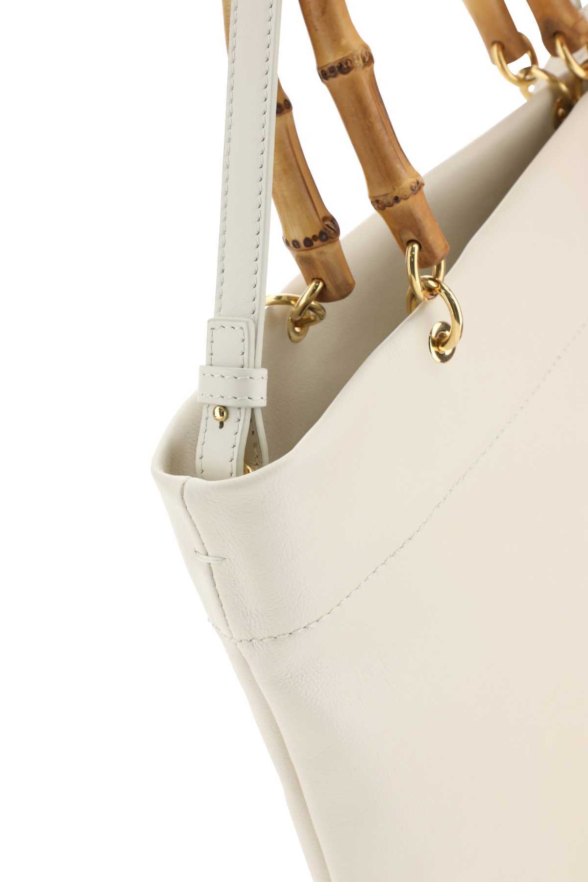 Jil Sander Crocodile-effect Leather Tote In White
