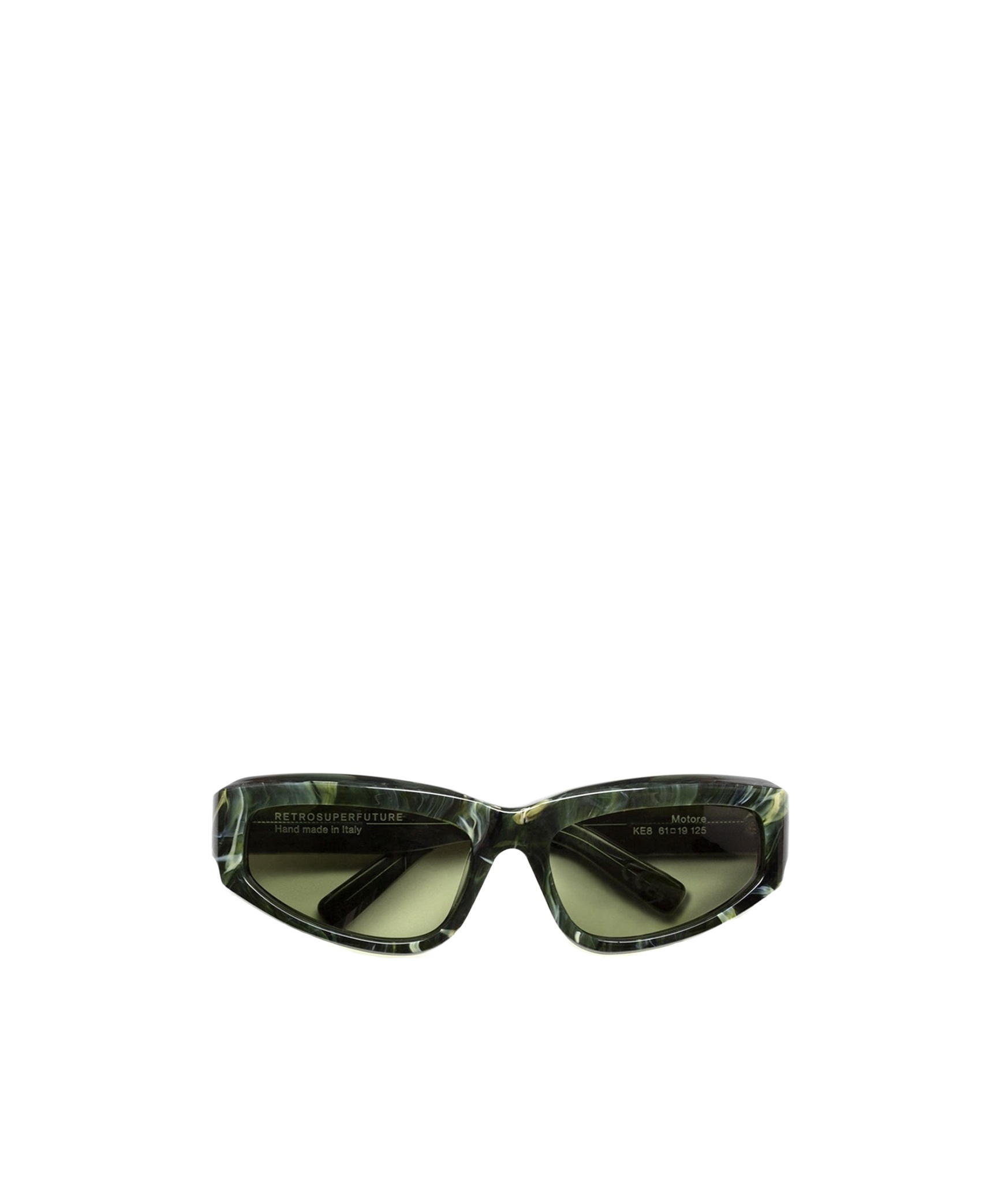Retrosuperfuture Motore Cat-eye Frame Sunglasses In Green