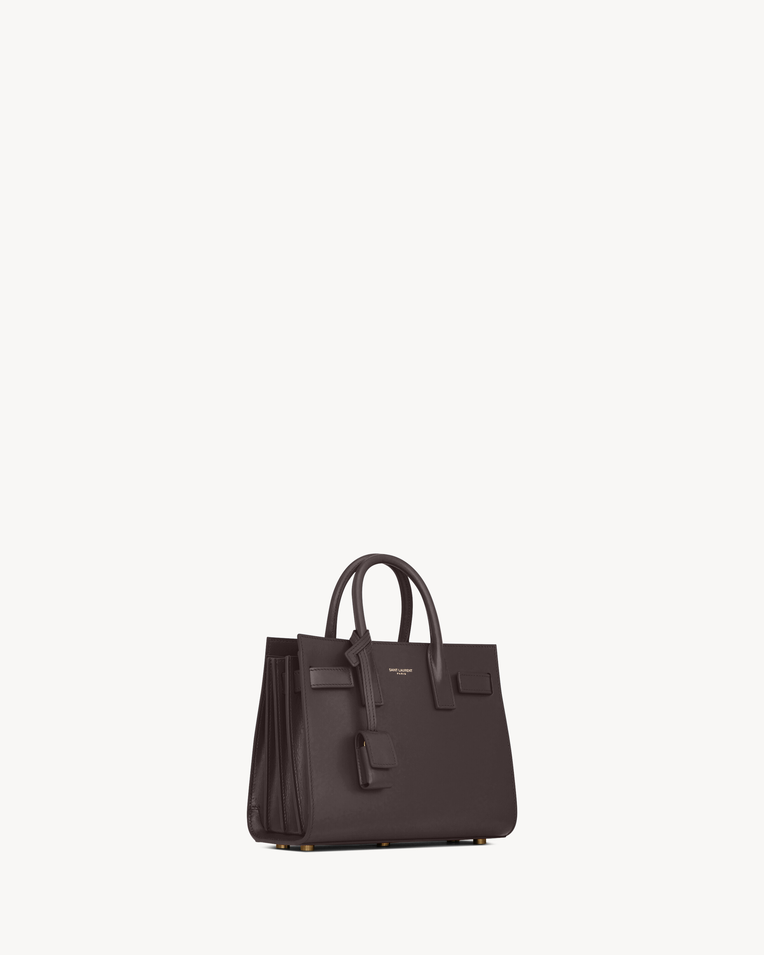 Saint Laurent Sac De Jour In Smooth Leather  Nano In Black