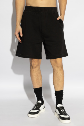Dsquared2 Bermuda Icon New Generation Big Boxer In Cotton In Black