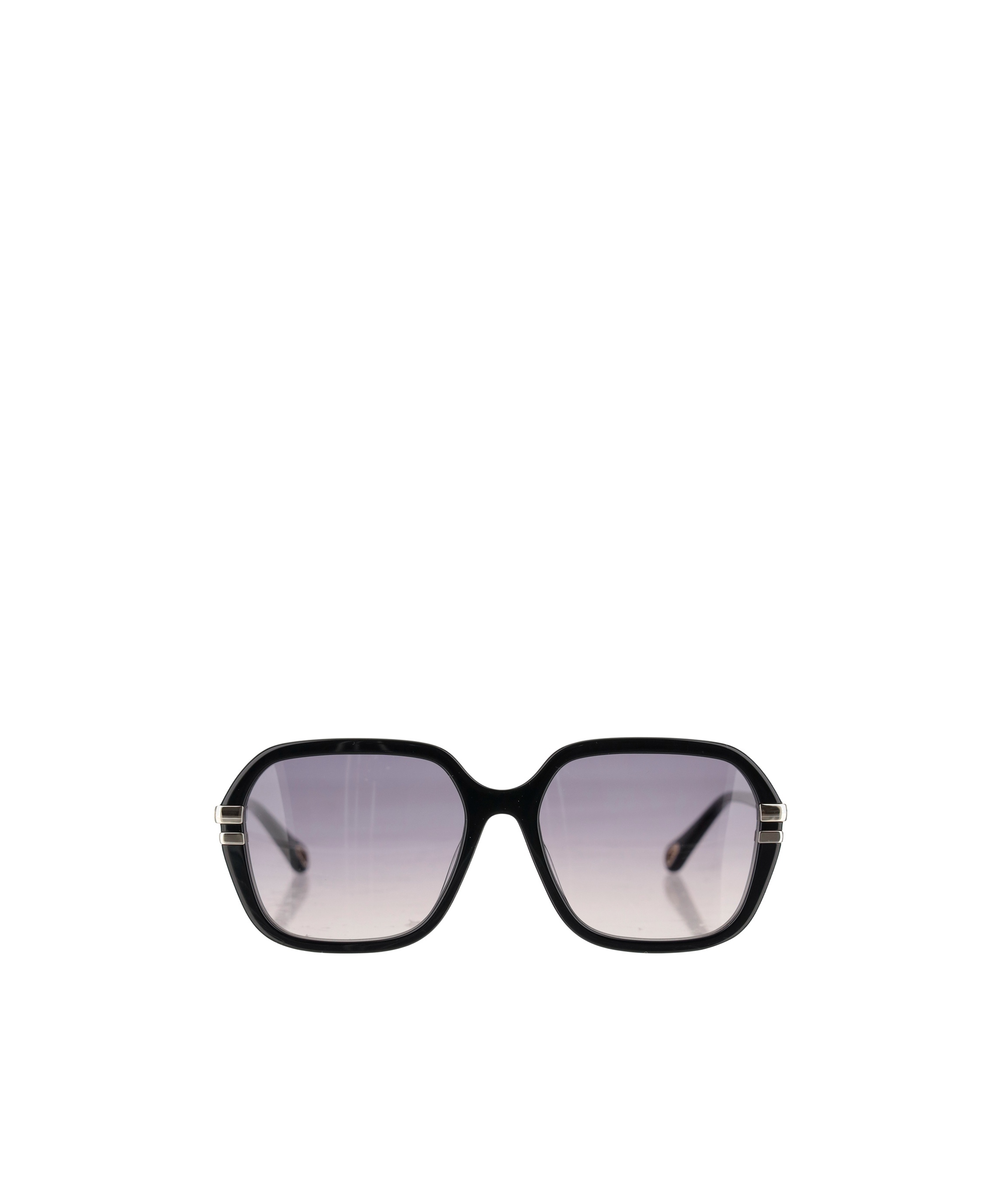 Chloé Rectangle Frame Sunglasses In Gray