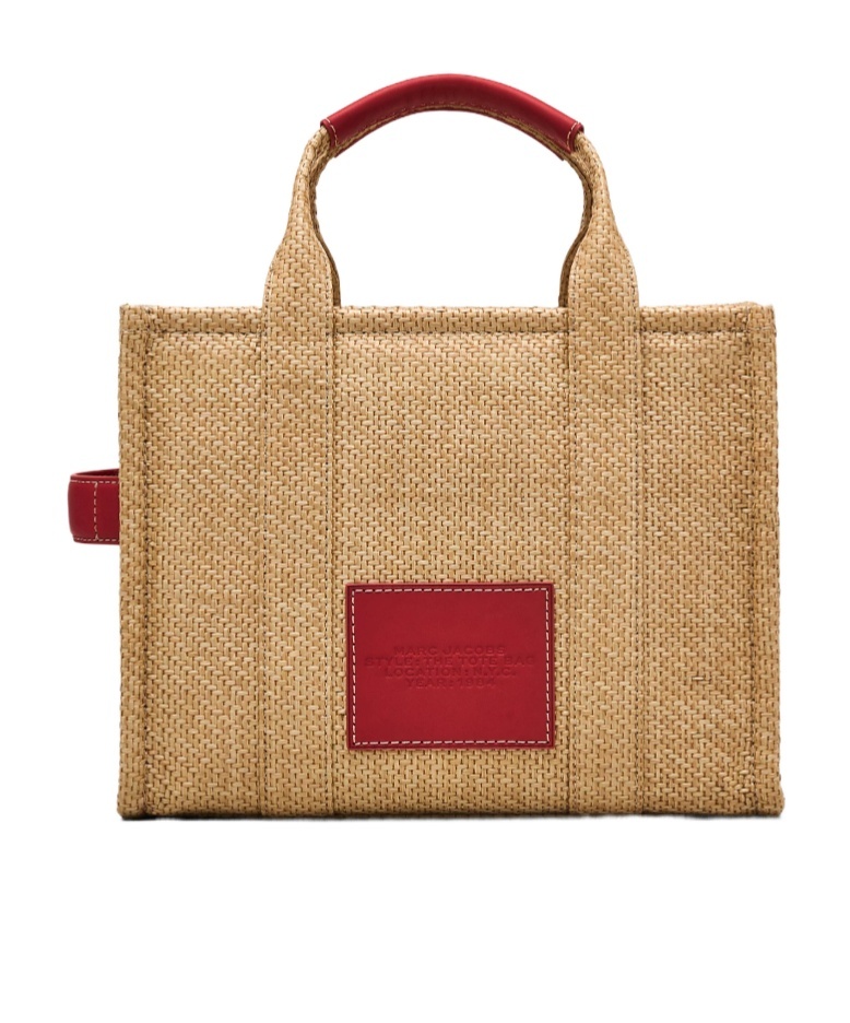 Marc Jacobs Raffia Medium The Daisy Tote Bag Handbag In Nude