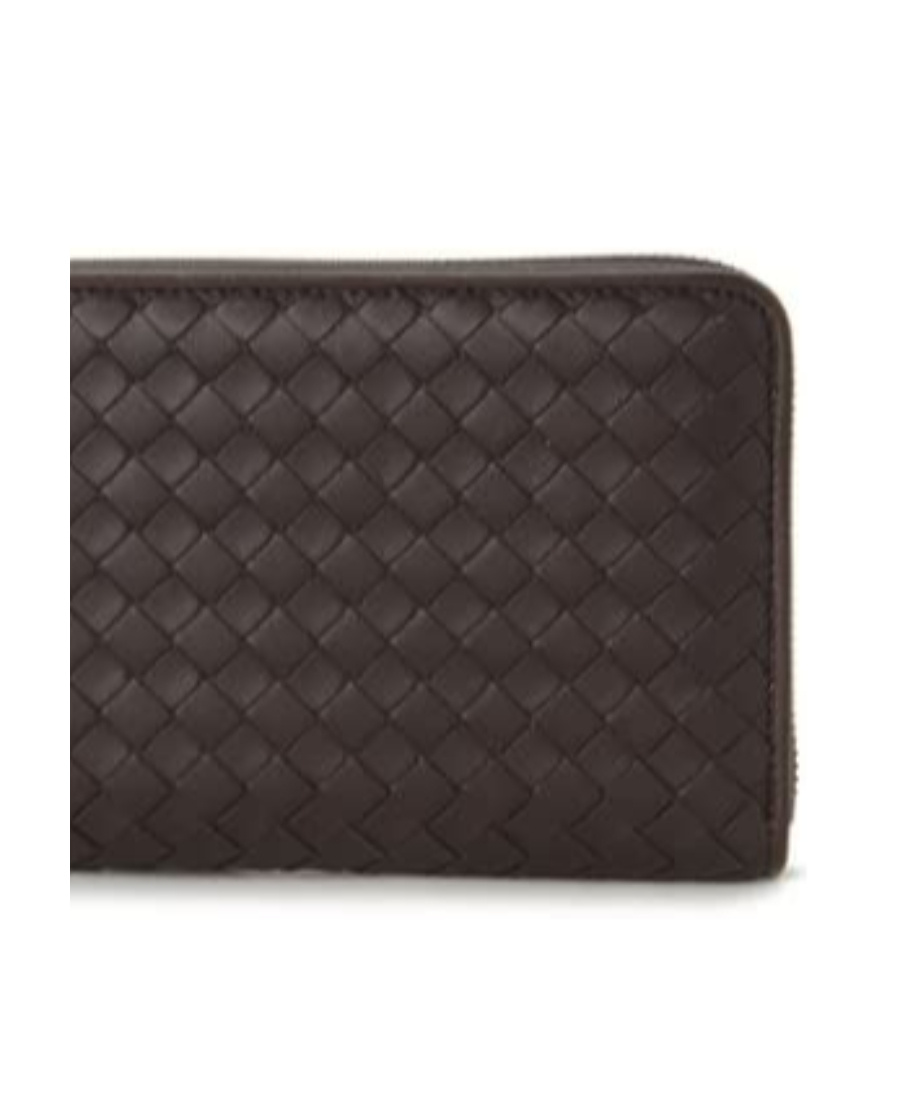 Bottega Veneta Knitted Clutch In Brown