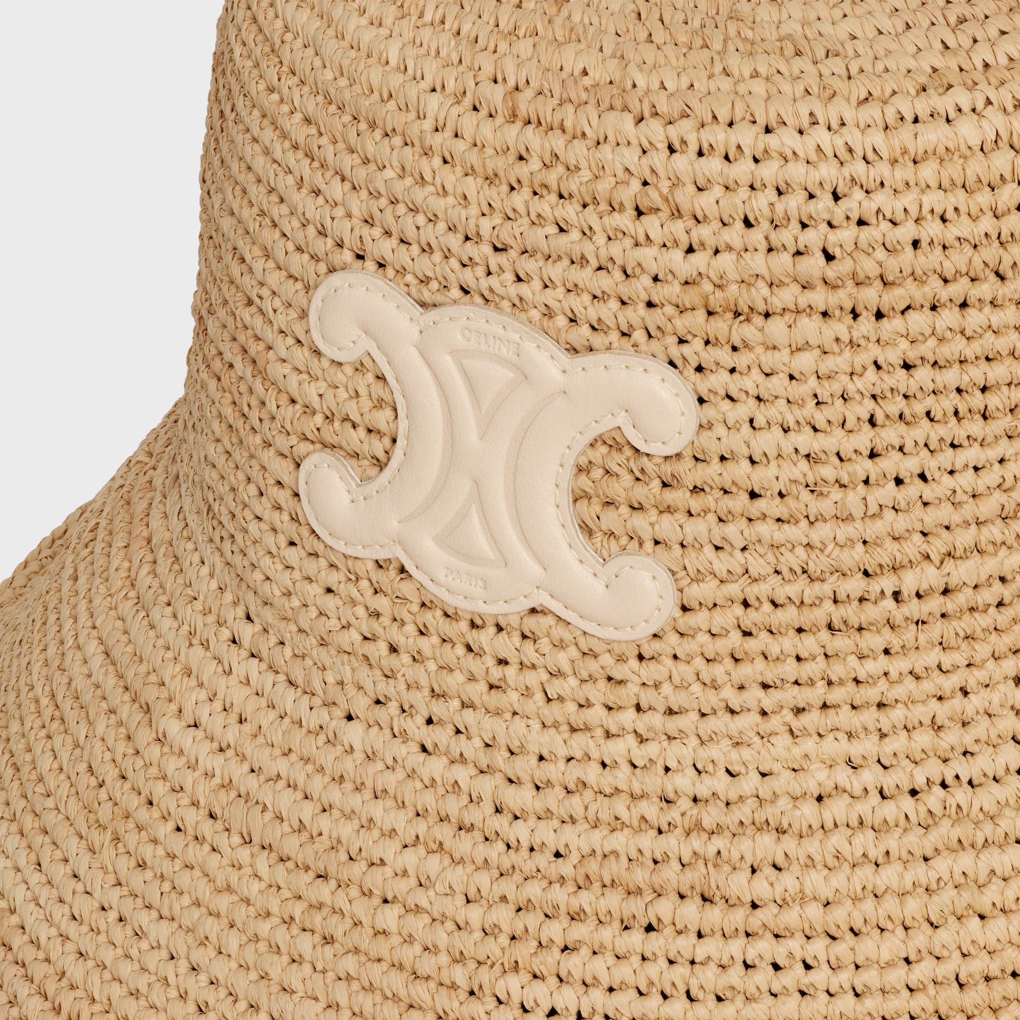 Celine Triomphe Bob In Raffia