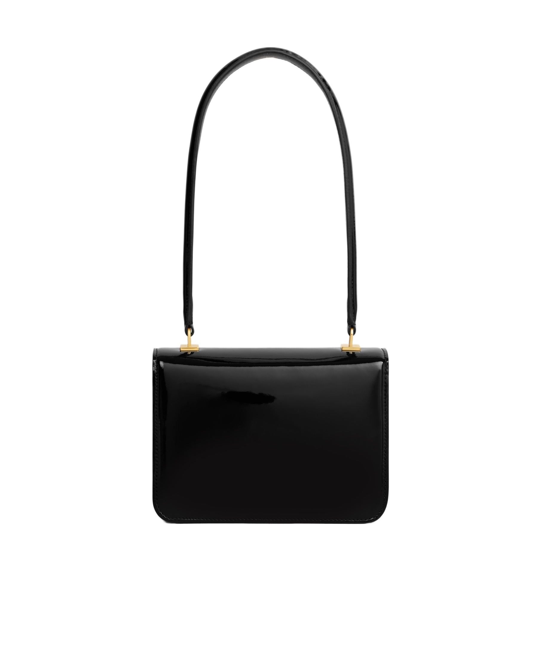 Celine Flip Shoulder Bag In Black