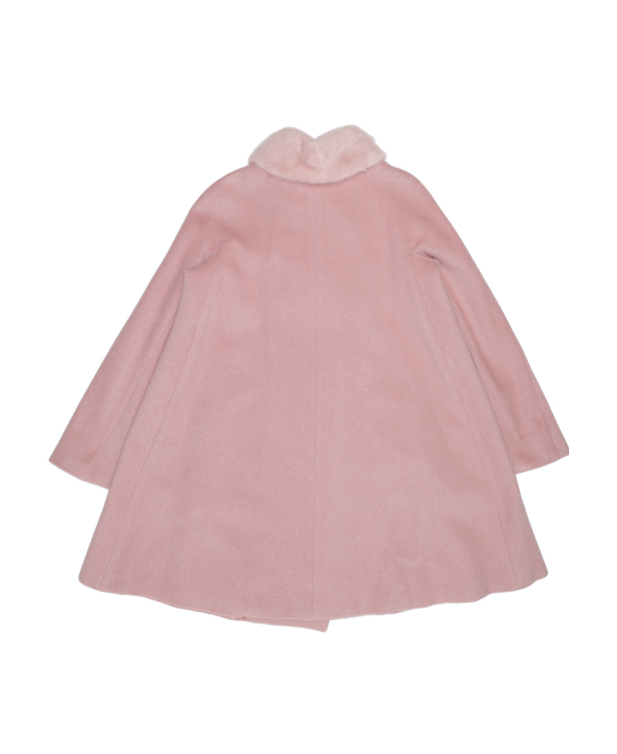 Max Mara Long-sleeved Coat In Pink
