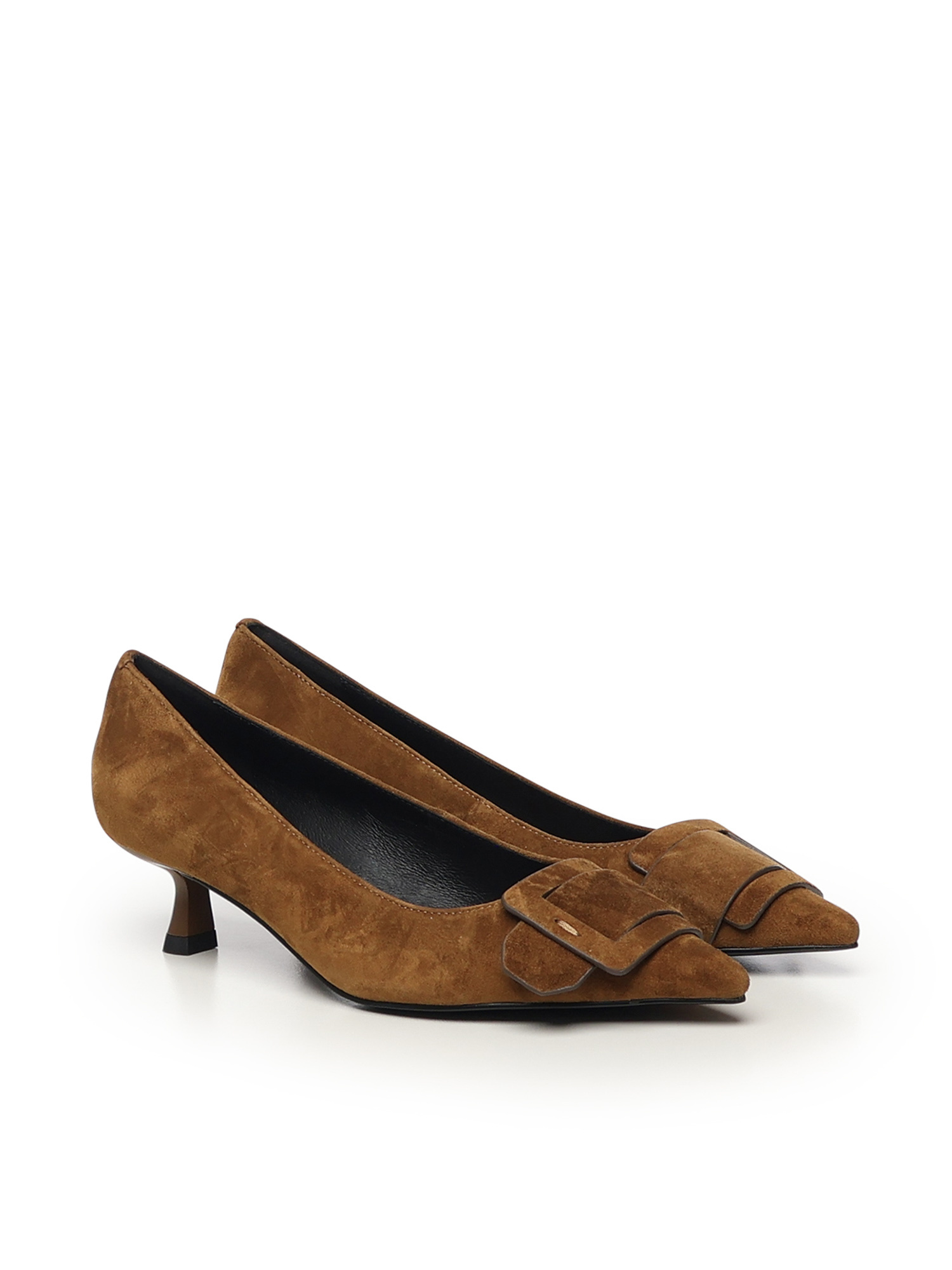 Bibi Lou Suede High Heels In Brown