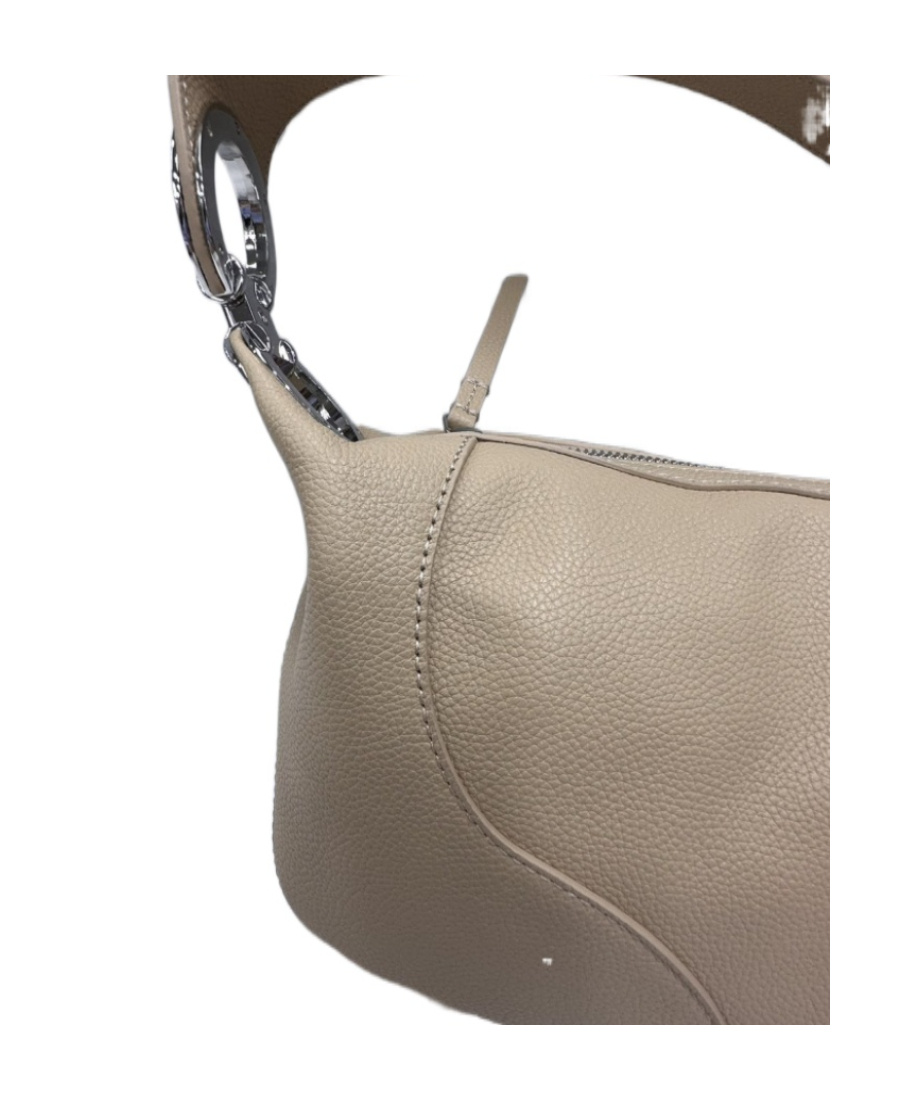 By Far Amira Leather Shoulder Bag In Nude