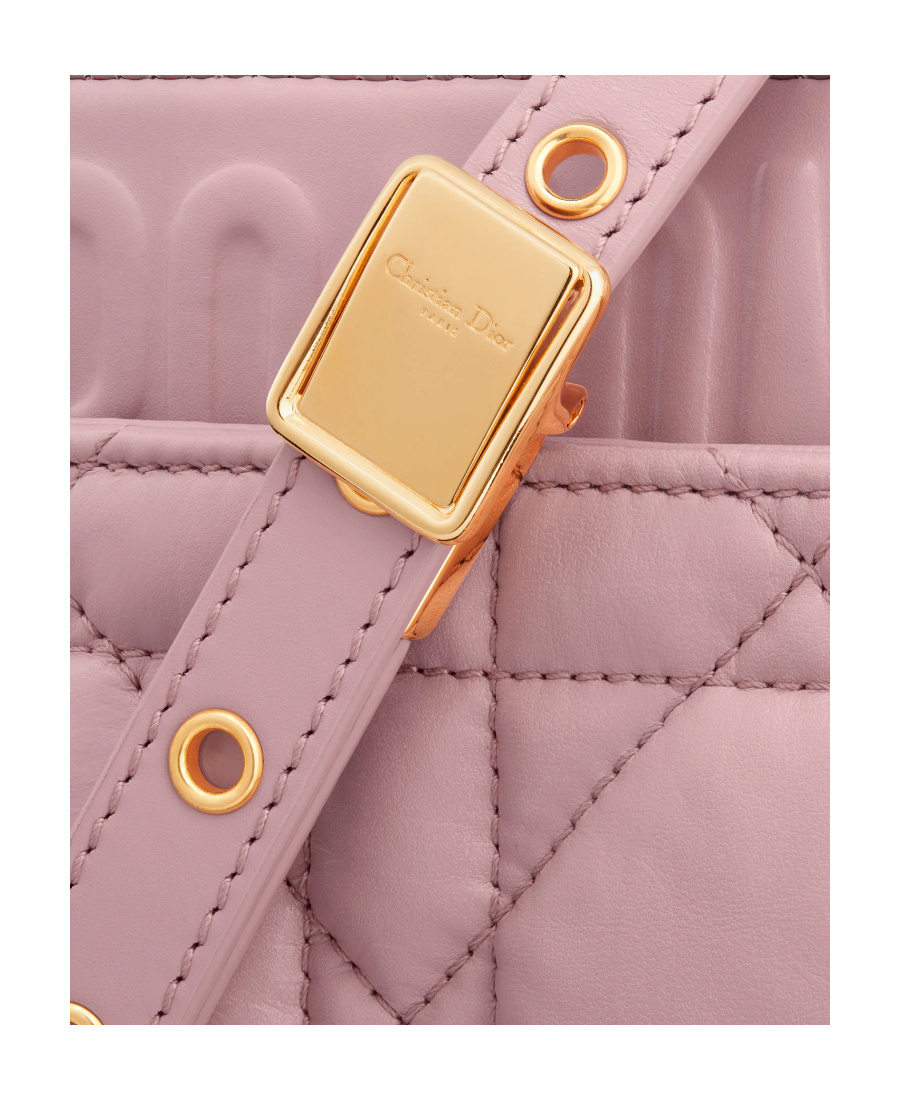 Dior Small Caro Shoulder Bag In Pink