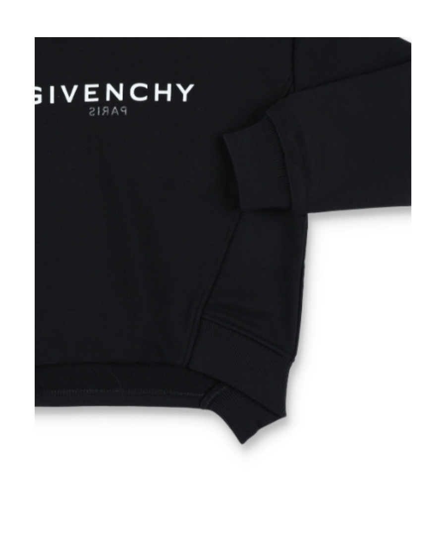 Givenchy Reversed Logo-print Sweatshirt In Black