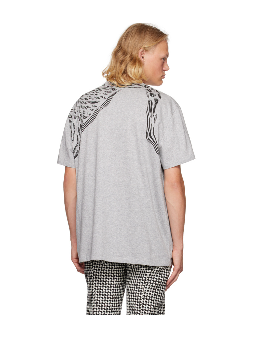 Alexander Mcqueen Plain Knitted T-shirt In White