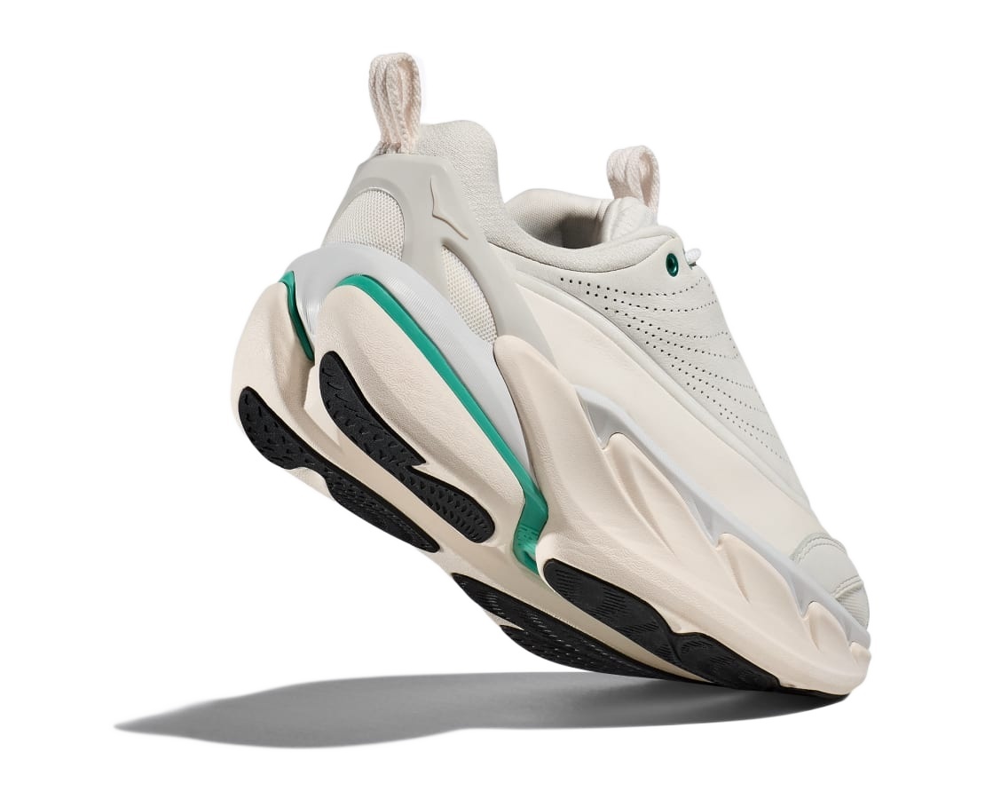 Hoka Elevon X Platform Sneaker In White