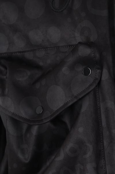 Ten C Long-sleeved Coat In Black