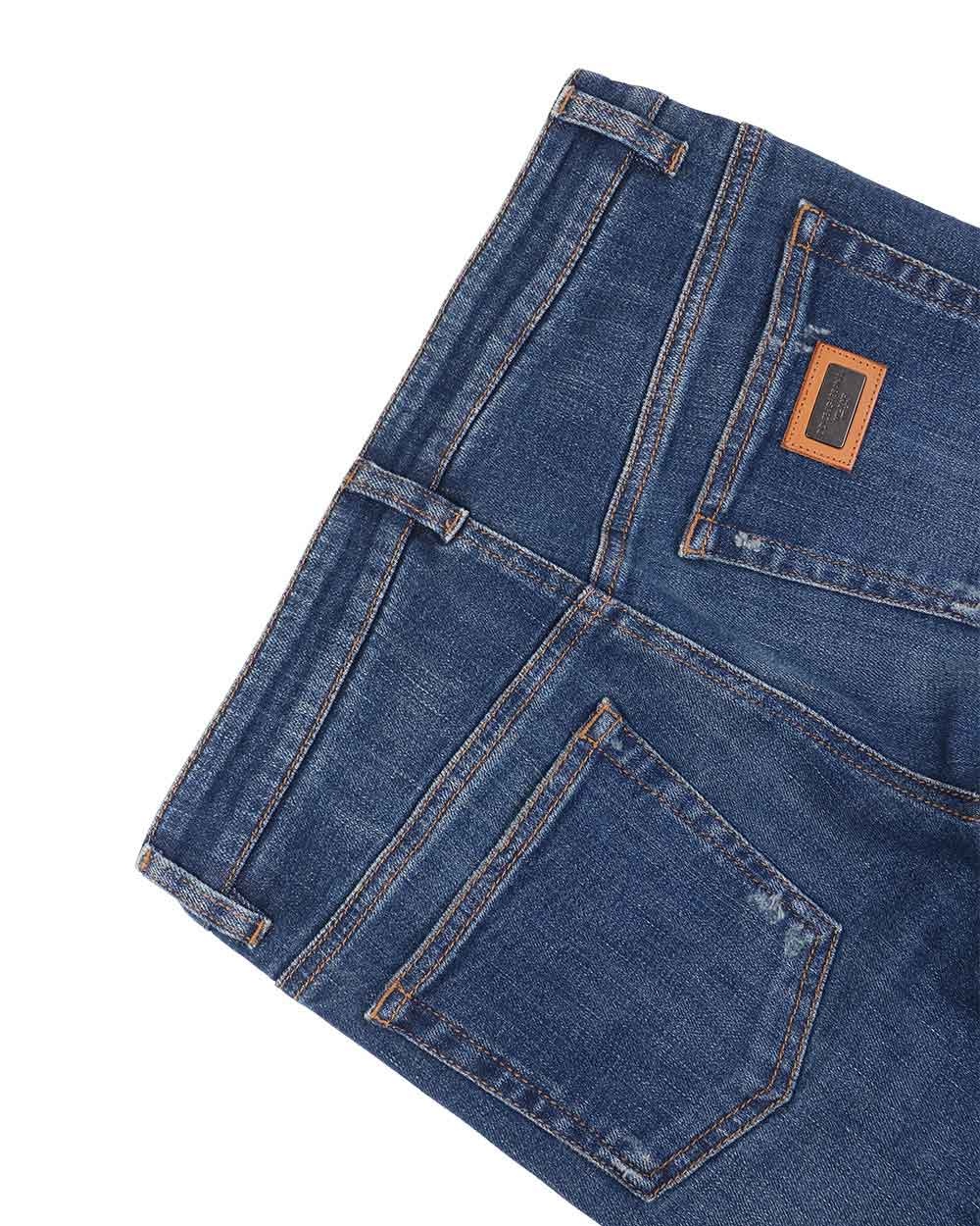 Dolce & Gabbana Multi-pocket Jeans In Blue