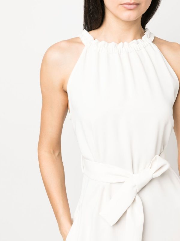 P.a.r.o.s.h Logo Dress In White