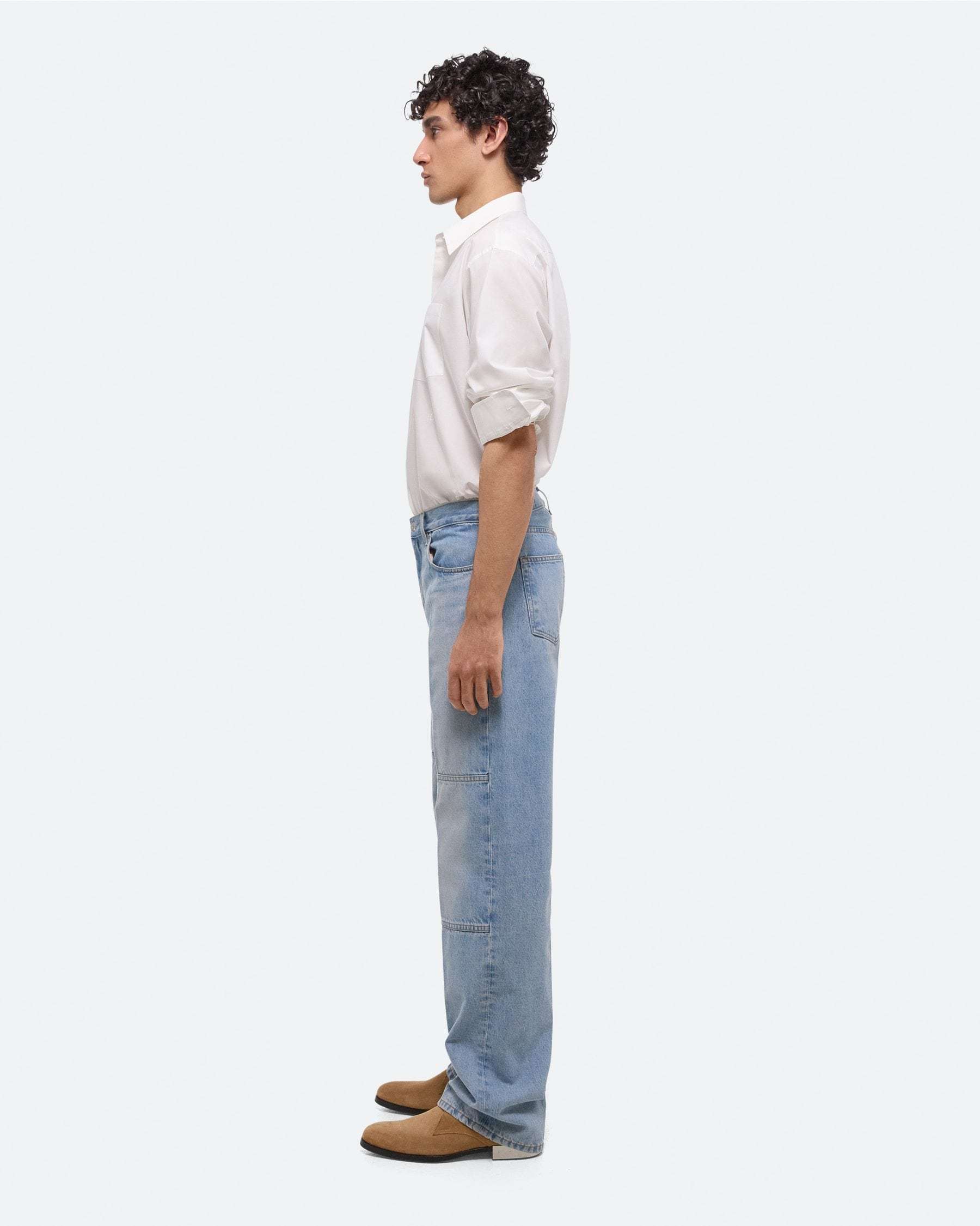 Helmut Lang Carpenter Straight Jeans In Blue