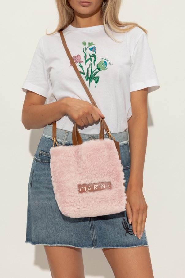 Marni Museo Soft Shopper Bag In Pink