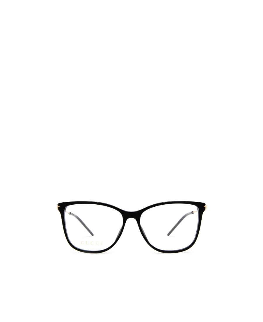 Gucci Wayfarer-contrast-frame Glasses In Black