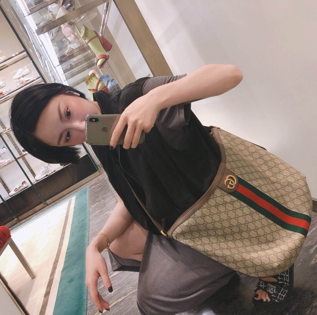 Gucci Women Small Ophidia Gg Shoulder Bag In Multicolor