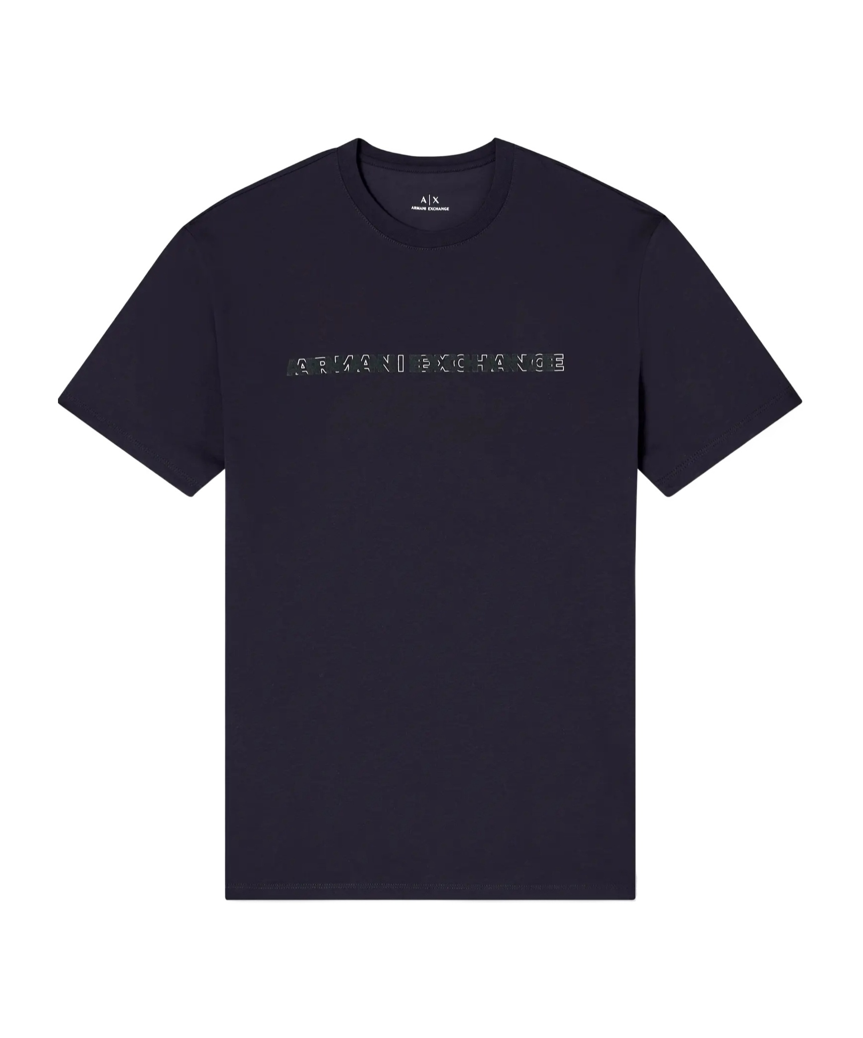 Armani Exchange Short Sleeve T-shirt In Blue